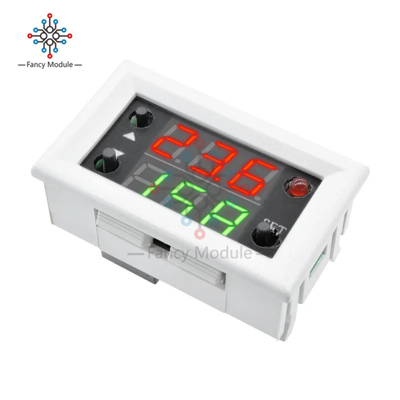 Цифровой светодиодный релейный модуль с двойным дисплеем 12 В 20 А|timer relay|timer relay