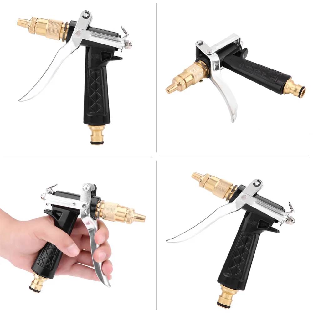 Пистолет для мойки автомобиля универсальный распылитель полива сада из алюминия