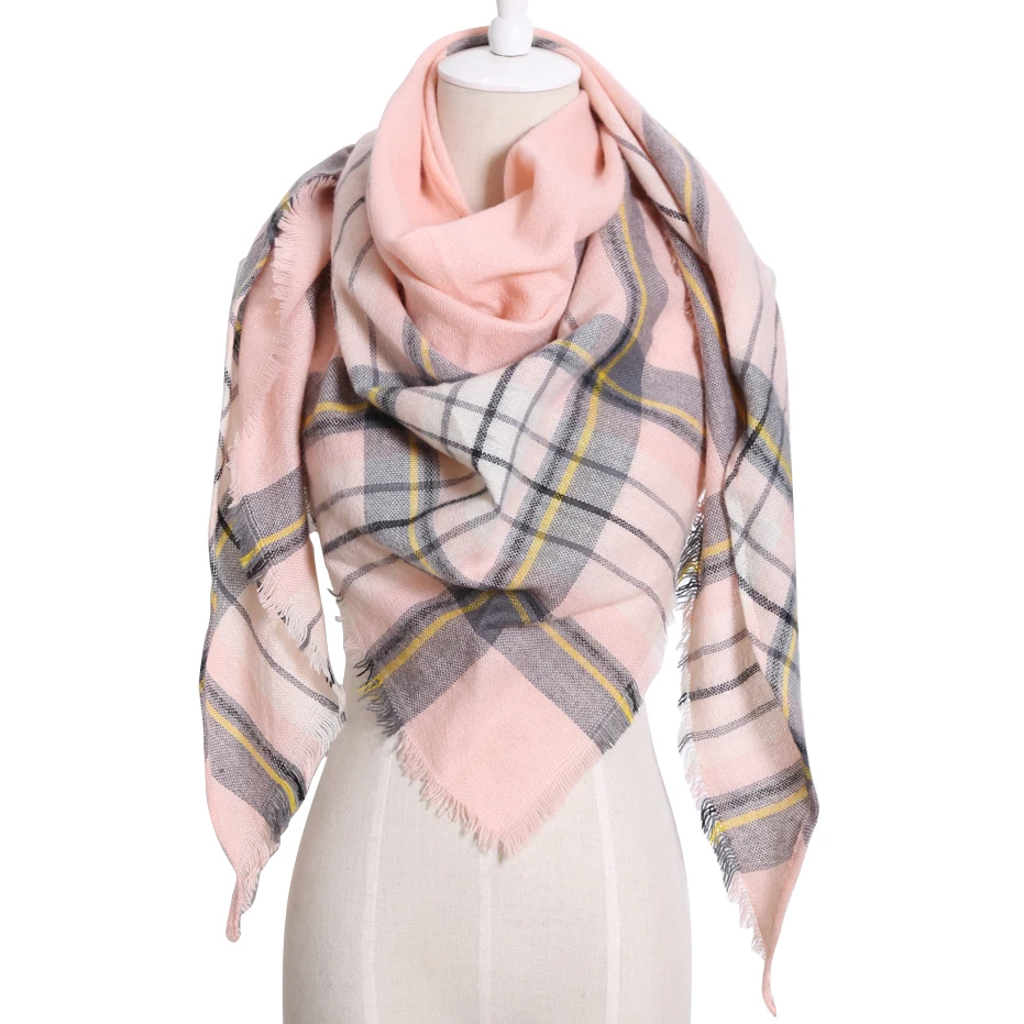 2017 Фирменная Новинка Треугольники зимний шарф Для женщин шаль кашемира