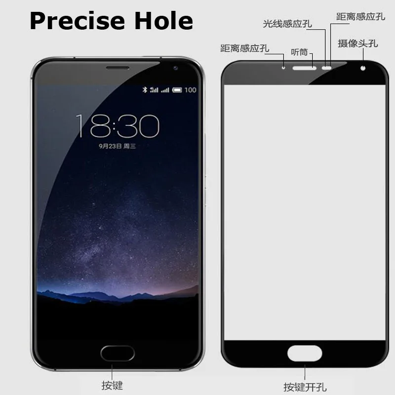 Защитная пленка из закаленного стекла для Meizu M3 note M3S Mini M5 Note M5C M5S M6 MX6 Pro 6 U10 U20|tempered