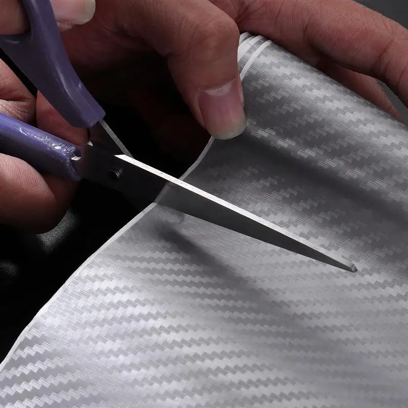 3D рулон углеродного волокна самодельная наклейка для автомобиля украшение 30x127