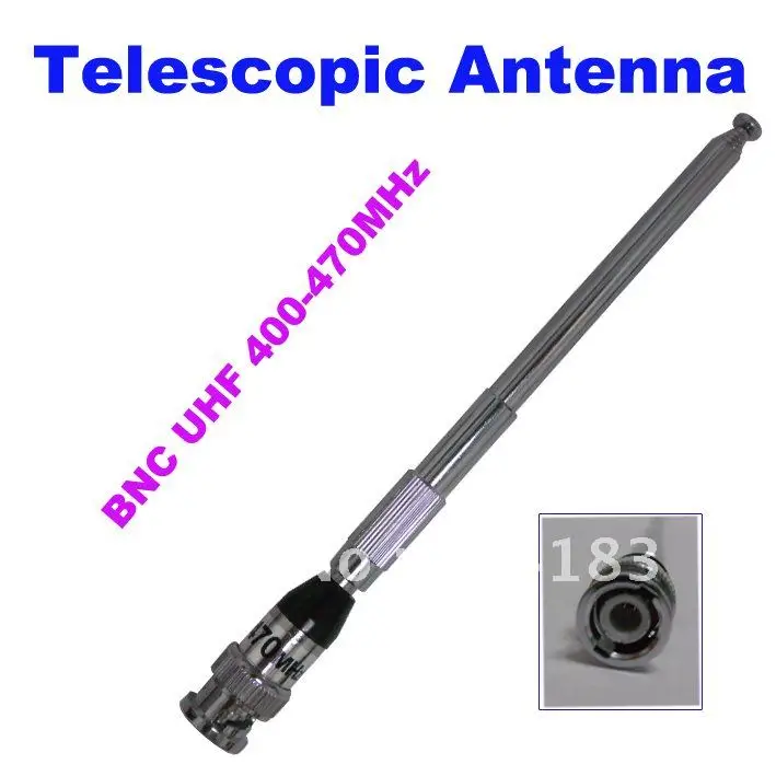 BNC 400-470MHz Telescopic Antenna for Walkie talkie Two-way Radios Transceiver Interphone | Мобильные телефоны и
