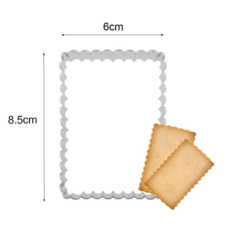 1 шт. форма для печенья из нержавеющей стали прямоугольная кружевная сделай сам