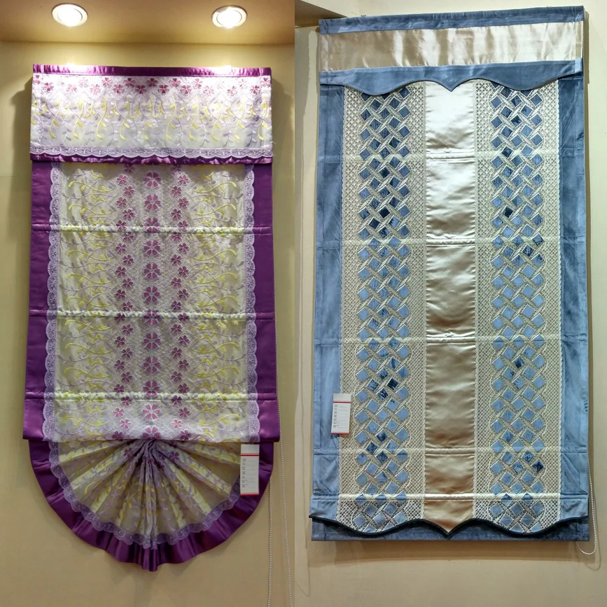 New Arrival Best Luxurious Roman Shades The Hang Up And Down System Finihsh curtains Luxury Company Blinds | Дом и сад