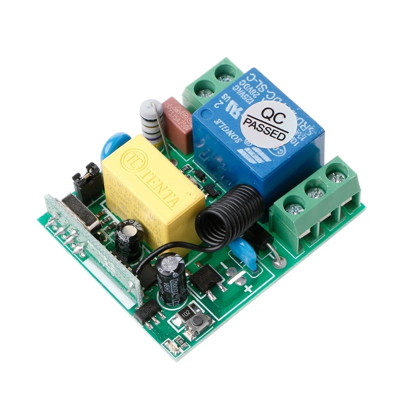 Новый AC 220V 10A 1CH RF 433MHz беспроводной пульт дистанционного управления Модуль
