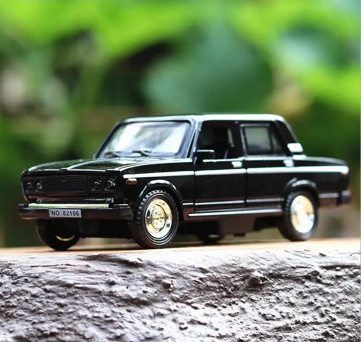 1:32 Сплав тянуть назад модели автомобилей высокая моделирования Лада