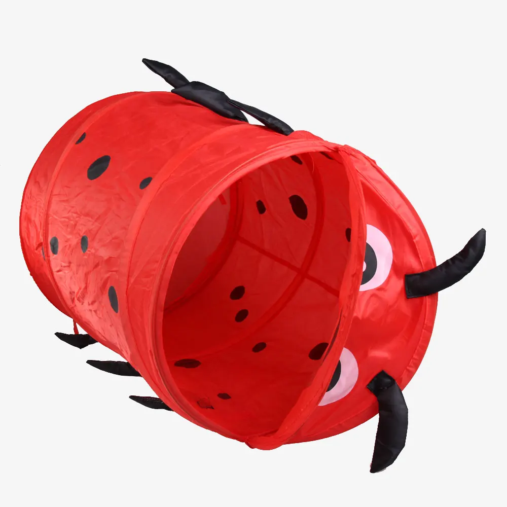 Новый милый дизайн корзина для хранения складной цилиндр белья коробка игрушек