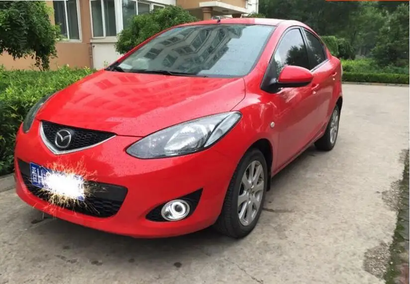 Фара бампера автомобиля для mazda 2 мазда2 противотуманная фара, галогенная 2010~ 2013 года аксессуары для автомобиля противотуманная фара для мазда2