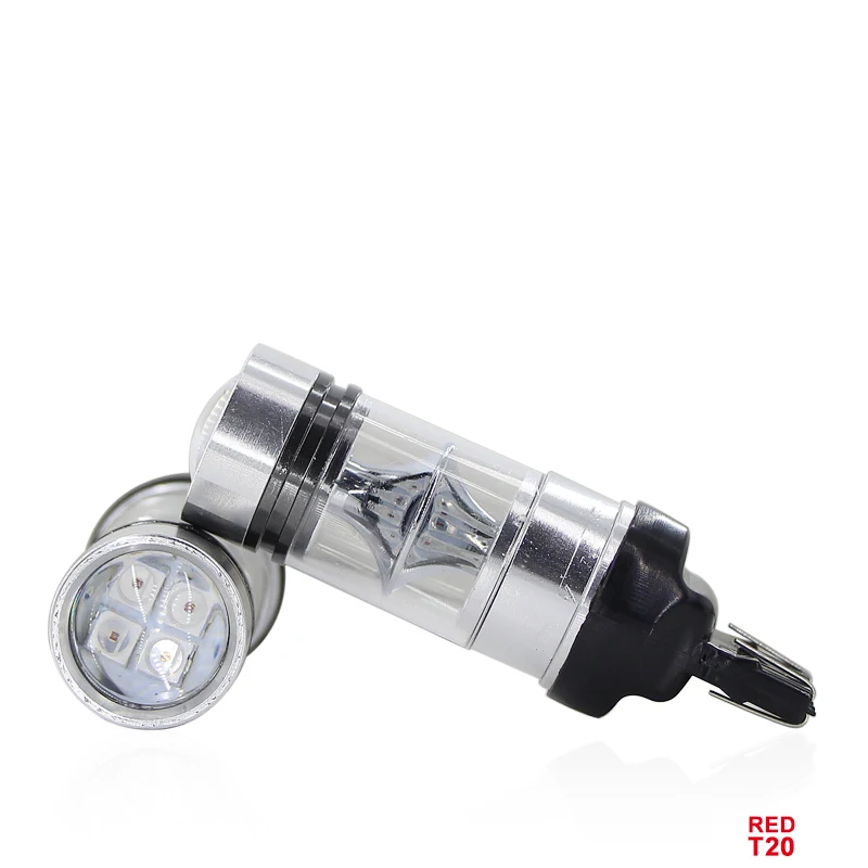 SAARMAT 2 шт* 100 Вт 1156 ba15s P21W 7506 bau15s PY21W T20 7440 7443 задний указатель поворота автомобиля тормозных-резервный задний стоп Дневной светильник moto