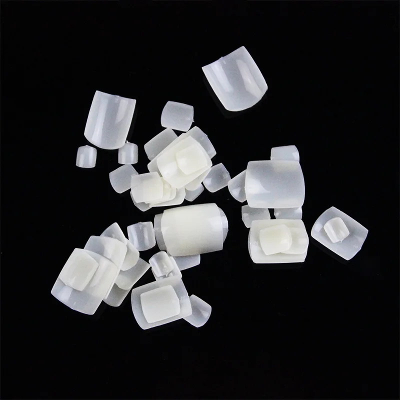 Накладные ногти кунстнагель для красивых ногтей советы по дизайну Ferramentas Faux Ongles Naturel прозрачный Маникюр 50 шт. акрил Unghie Finte - Цвет: natural foot tips