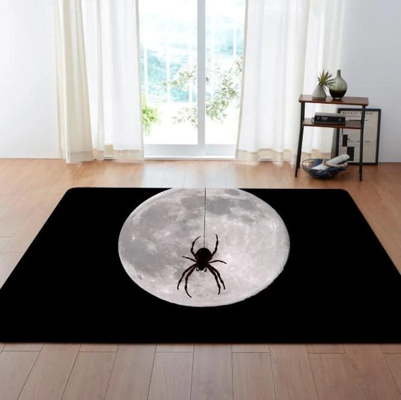 Koop 8 Stijlen 3D Gedrukt Moon Night Karpetten Voor Woonkamer Slaapkamer Anti-Slip Sofa Stoel Floor Mat Mode Keuken Tapijt Yoga Mat
