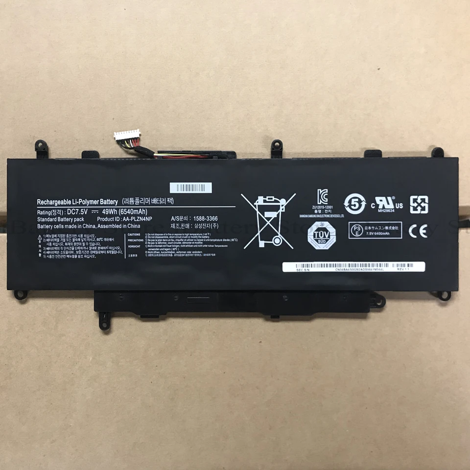 Genuine AA-PLZN4NP Battery For Samsung ATIV PRO XE700T1C XQ700T1C XQ700T1C-A52 Series 1588-3366 | Laptop Batteries