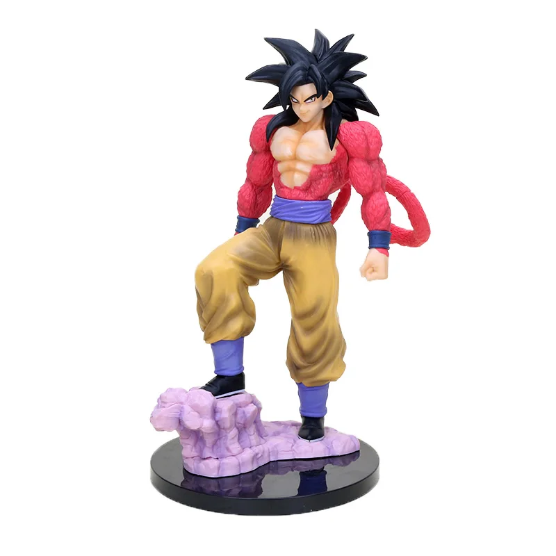 10-26 см Dragon Ball Z красный Сон Гоку Вегета SS4 ПВХ фигурка Gogeta Dragonball GT Super Saiyan 4 Коллекционная модель игрушки куклы