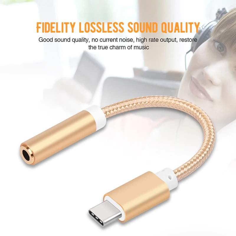 Usb type C до 3,5 мм кабель для наушников адаптер USB-C до 3,5 мм разъем Aux кабель для Letv 2 2pro max2 Pro 3 для Xiaomi Mi 8 6