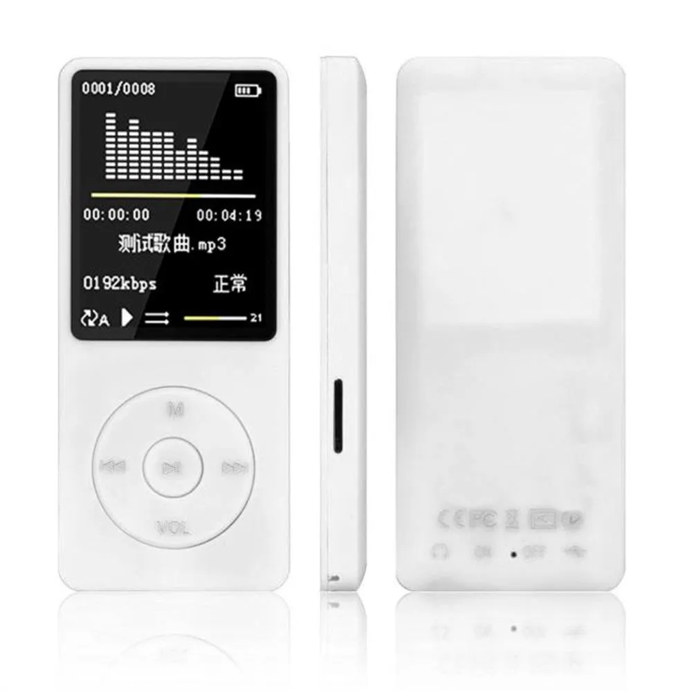 HIPERDEAL MP3 плеер FM Портативный ЖК экран HiFi без потерь Звук Музыка USB поддержка 128 Гб