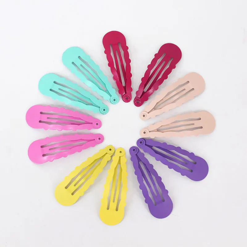 12 шт. в упаковке на кнопках для маленьких девочек заколки волос укладки ванной