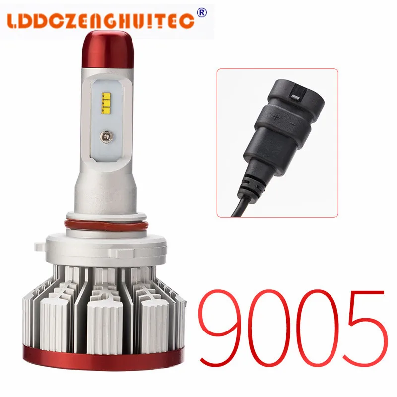 LDDCZENGHUITEC автомобиля светодиодный лампы фар CSP чипы 64 W 6000LM/комплект H4 ближнего и
