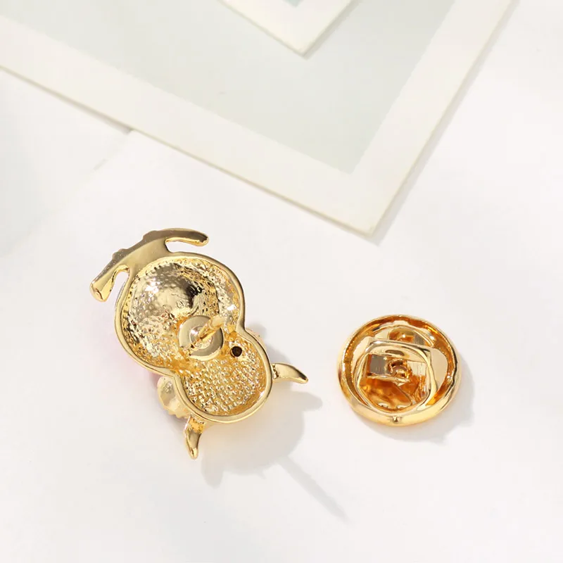 Neoglory Австрия Кристалл Стразы животное сова дизайн светильник-желтого золота