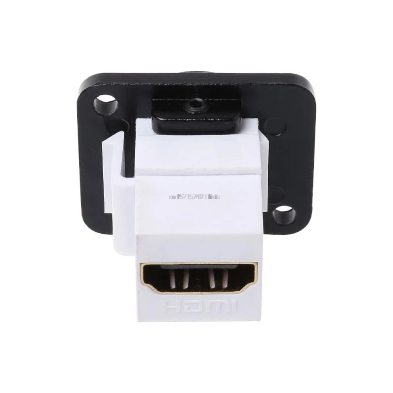Разъем D-образный металлический HDMI-совместимый разъем гнездо-гнездо для