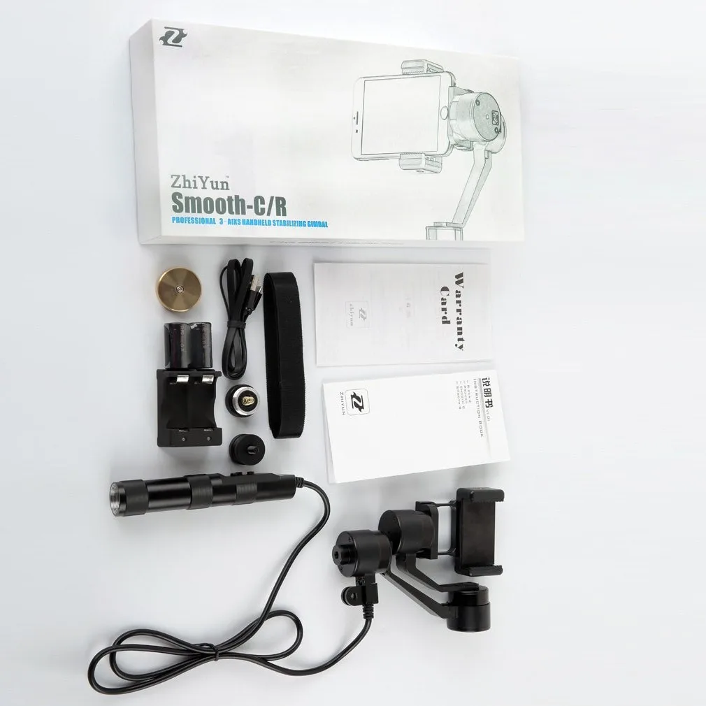 Zhiyun Z1 Smooth R версия 3 оси Многофункциональный Смартфон Gimbal Stablizer для iPhone 8 8Plus до 7
