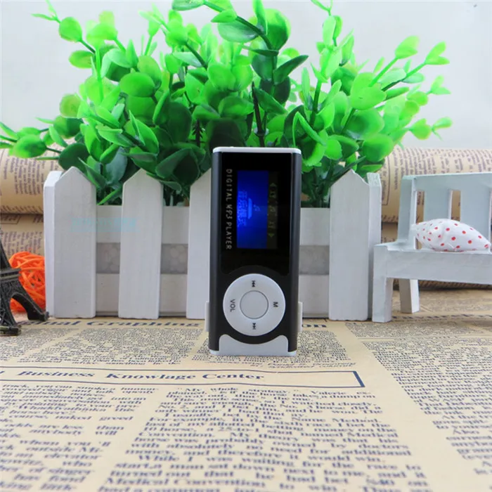 HIPERDEAL Mp3 плеер мини Блестящий USB Клип ЖК-экран MP3 медиаплеер Поддержка 16 ГБ Дополнительный Micro SD MP3/WMA D30 Jan5