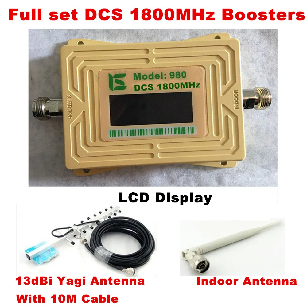 ЖК дисплей! Мини DCS 13db Yagi антенна 4G LTE GSM 1800MHZ мобильный ретранслятор сигнала 1800 MHz