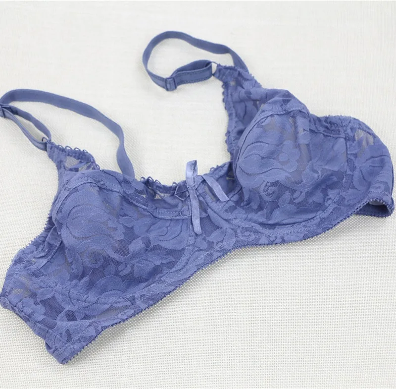 Кружевной прозрачный бюстгальтер Бралетт сексуальный с укороченным топом