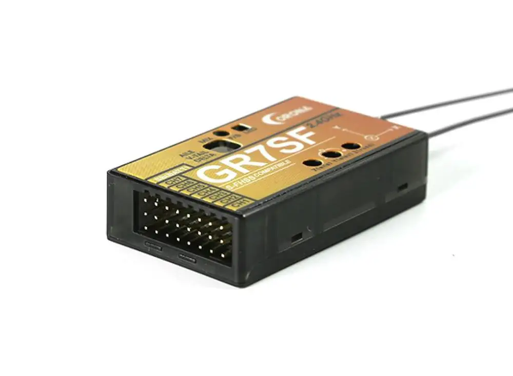 Ресивер CORONA GR7SF 2 4 ГГц 7-канальный совместимый с FUTABA S-FHSS такой как T6J T8J T10T T14SG |