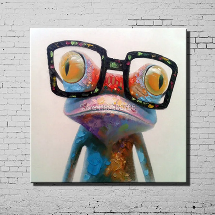Живопись от художника Dr Frog ручная роспись современная абстрактная масляная