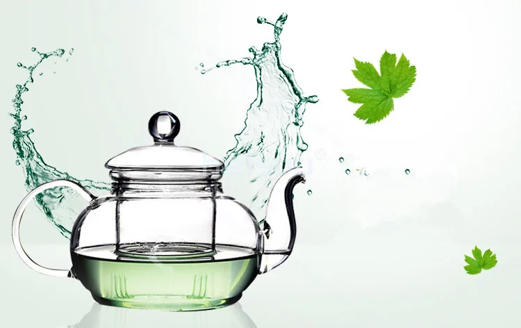 1PC Heat-resistant Glass Teapot Flower kettle Puer Herbal Pot Microwavable Stovetop Safe Tea Onsale Teaware JN 1010 | Дом и сад