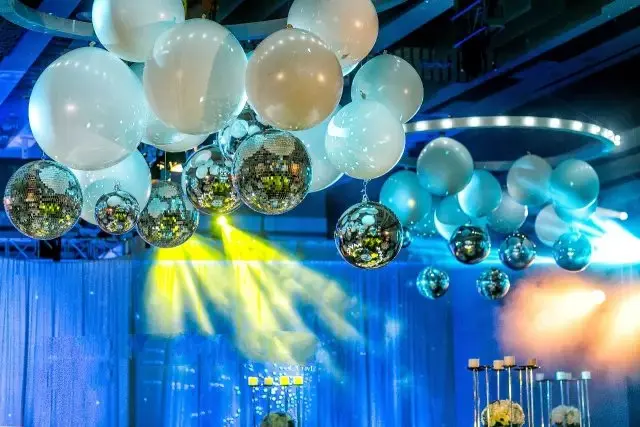 Прочный Модный свадебный сценический Рождественский Декор Большой диско