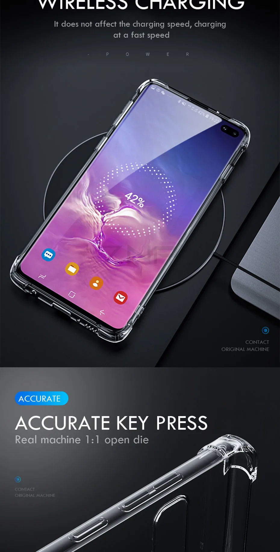 ZNP роскошный противоударный силиконовый чехол для samsung Galaxy S10 S9 S8 Plus противоударный мягкий чехол для samsung S10E S7 Edge чехол для телефона