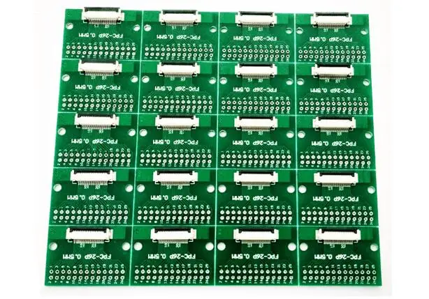 10 шт. FFC FPC 26PIN переводная плата с разъемом 0 5 мм пайка Для DIP 2 54 Адаптерная 1 шаг pcb