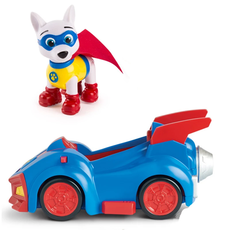 Игрушечный автомобиль Щенячий патруль аниме фигура из ПВХ игрушка для детей