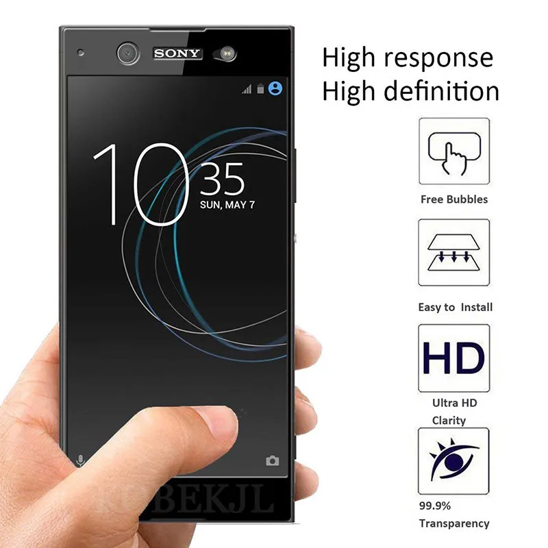 Защитное стекло для Sony Xperia XA1 Ultra закаленное G3221 G3226 G3121 G3116 XA1Ultra полноэкранная