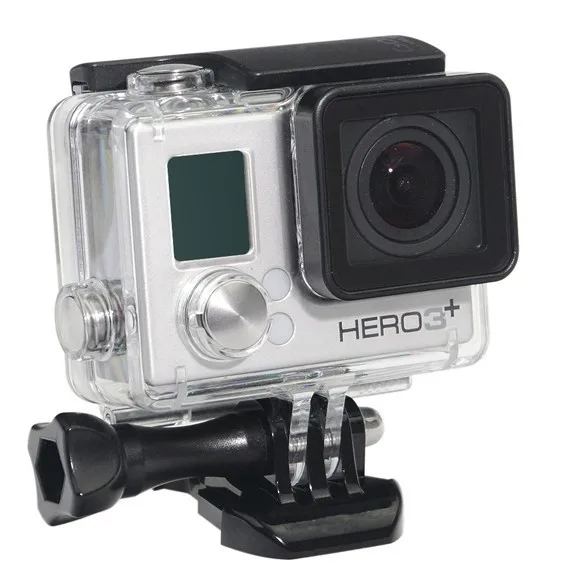 Аксессуары для Go pro Водонепроницаемый чехол Gopro Hero 3 + 3plus 4 крепление камеры|waterproof