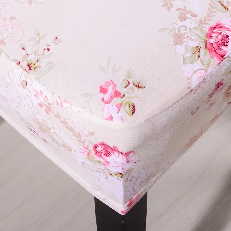 Agtyln стрейч полиэстер Обеденная свадебный банкет multi Стиль Цветочный принт узор
