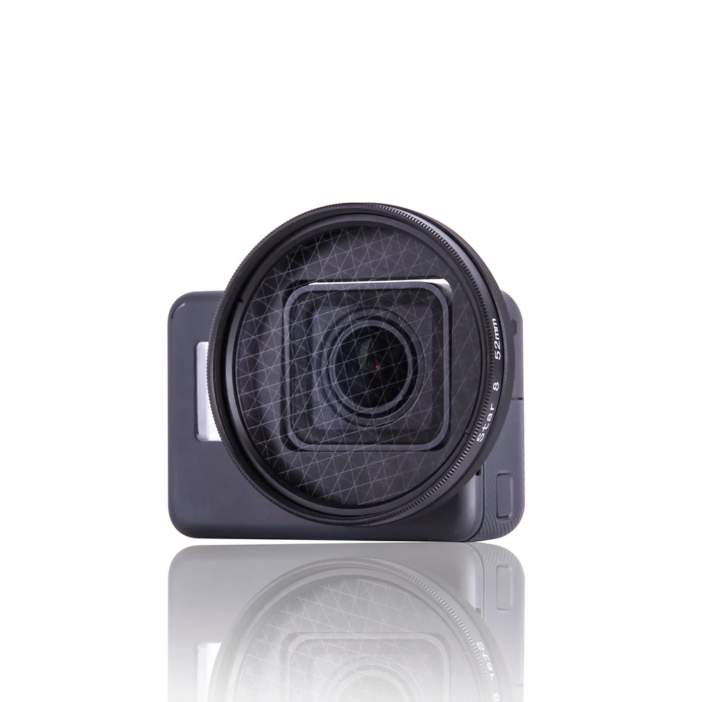 52 мм 4 6 8 Point Star фильтр объектива + крышка переходное кольцо для камеры GoPro Hero 5 Black |