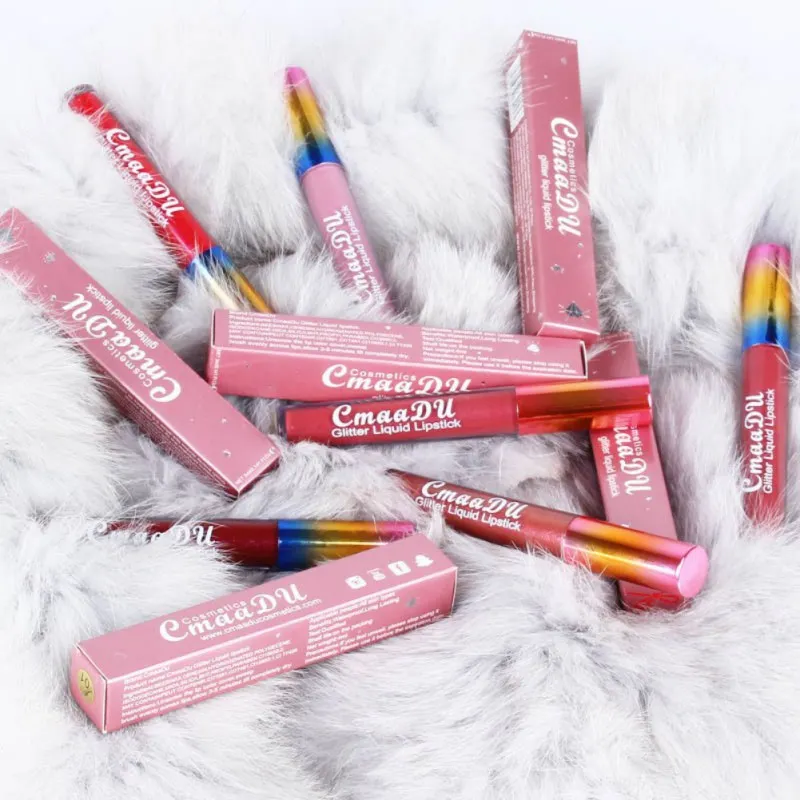 6 цветов Блестящий Блеск Для Губ Бархатный матовый оттенок для губ водостойкая