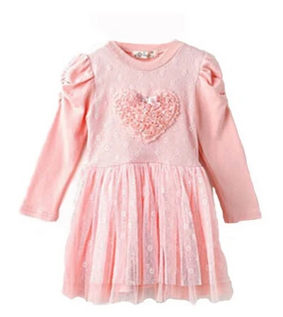 Новинка 2017 Лидер продаж весеннее розовое платье принцессы для маленьких девочек