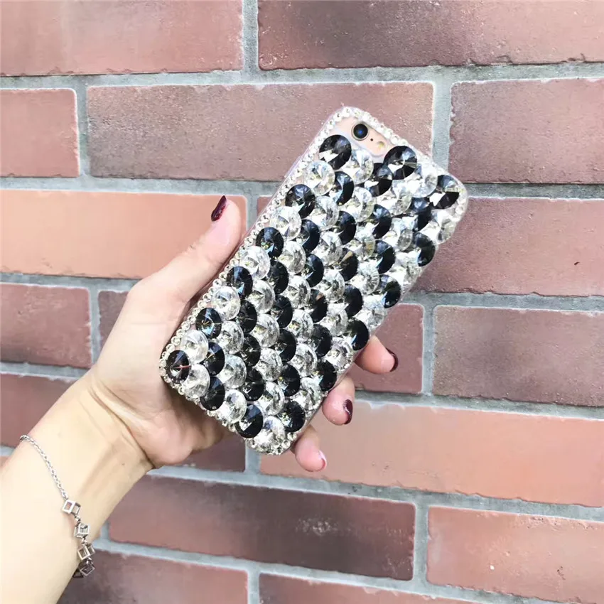 Мягкий чехол LaMaDiaa со стразами и кристаллами для телефона Samsung Galaxy S21 S20 S10 S9 S8 Plus S7
