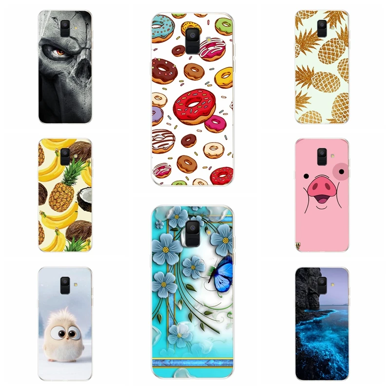 Мягкий силиконовый чехол для Samsung Galaxy A6 2018 Dual SIM SM A600 A600F Tpu Plus A605 A605F AB005 |