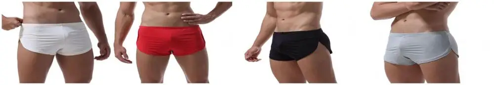 Распродажа, Cuecas Ropa Interior Hombre, 4 шт./лот, мужские боксеры, нижнее белье, одноцветные, мягкие трусы, шелковистые, сексуальные, Calzoncillos Hombre - Цвет: group 3