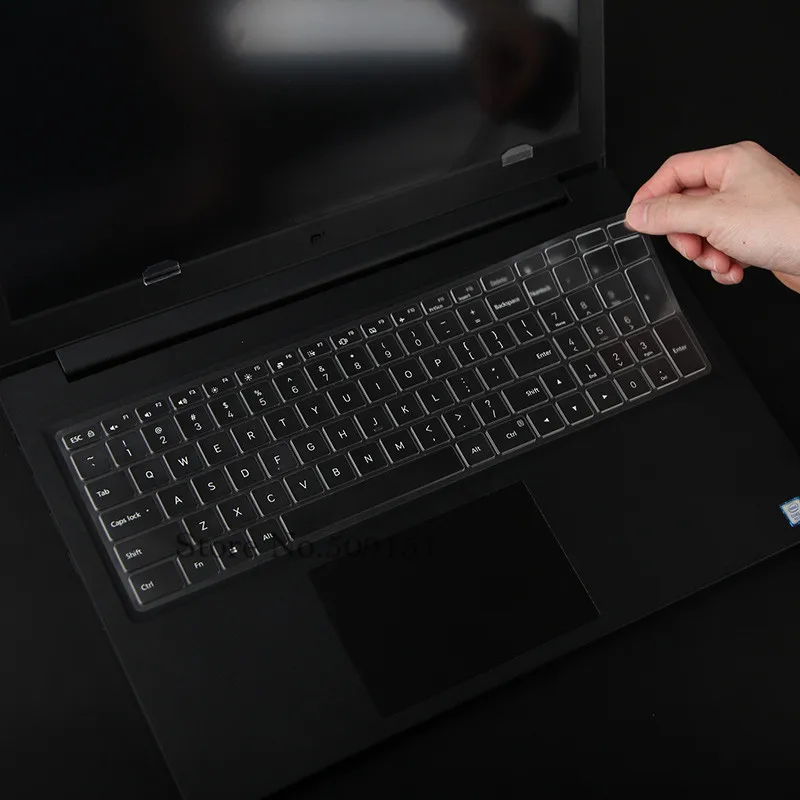Ультра тонкий ТПУ прозрачный защитный чехол для клавиатуры нового Xiaomi Ruby Mi Notebook с