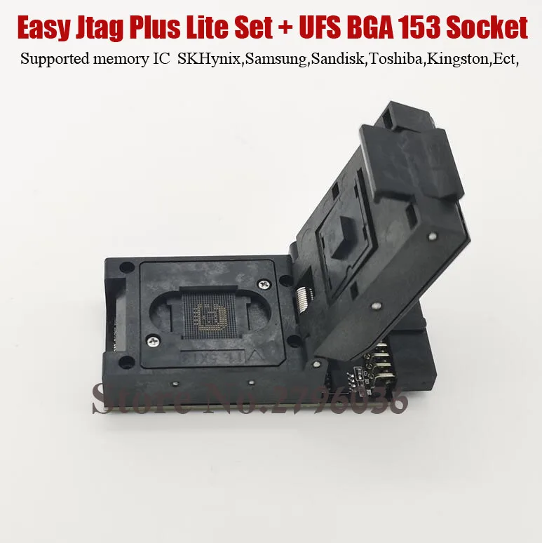 100% Оригинальный легкий набор Jtag Plus Lite + Box UFS BGA 153 Socket|Детали устройств связи| |