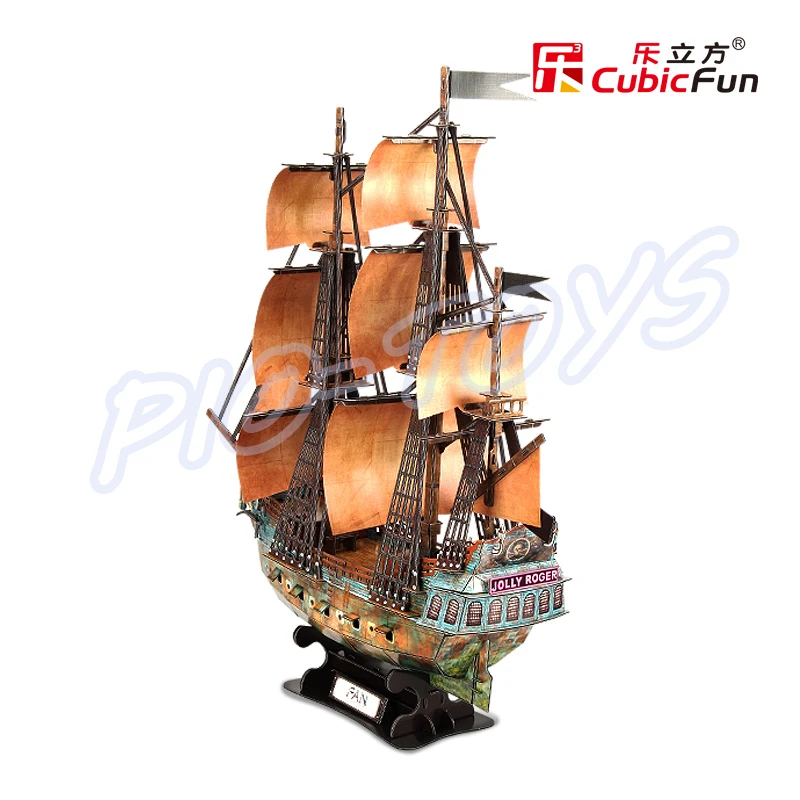 Высококачественный подарок 3D Пазлы Джелли Роджер модель корабля сделай сам