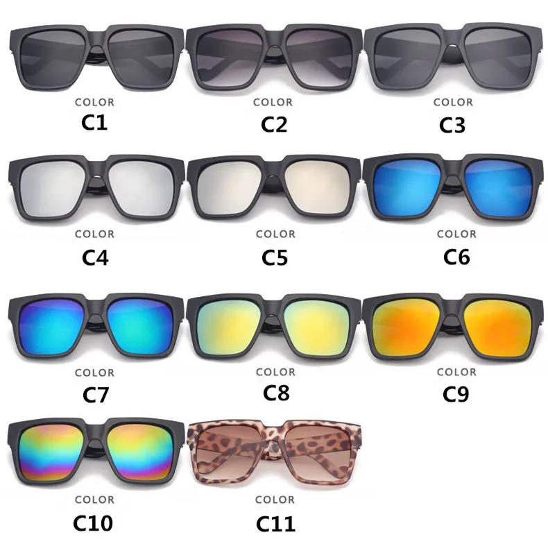 DJXFZLO 2019 новые мужские Квадратные Солнцезащитные очки женские фирменные для