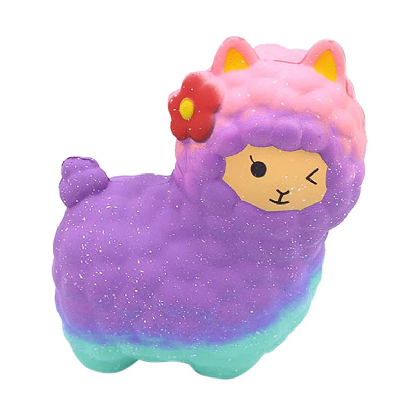 

Antistres Squishy Decompression Pu Slow Rebound Squishy Alpaca Real Life Bread Animal Sheep Squishies Stress Relief Toy GF45