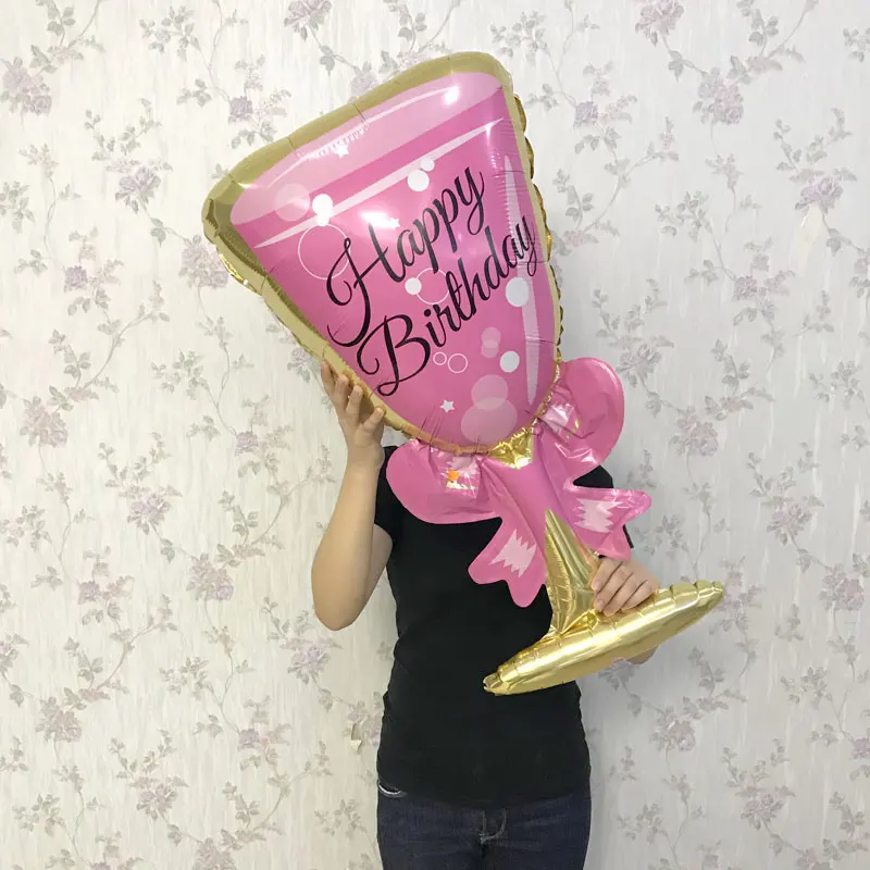 Новые воздушные шары из фольги в виде бутылки винного виски украшения для