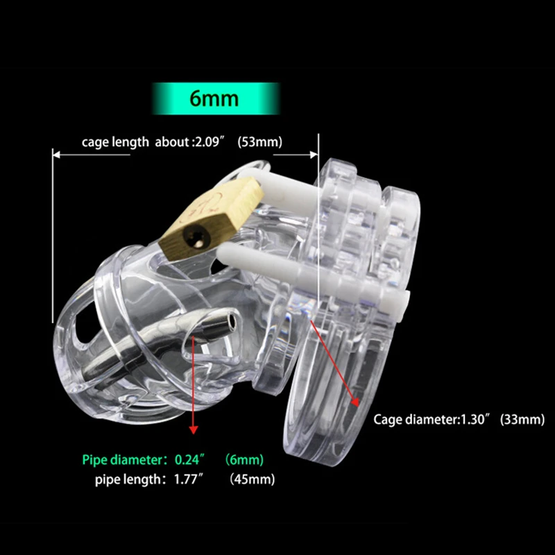 Новая пластиковая клетка для петуха с уретральными звуковыми расширителями